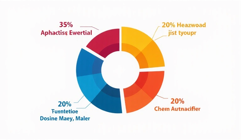 Gráfico circular mostrando la distribución de diferentes tipos de cookies (esenciales, analíticas, funcionales, publicidad)
